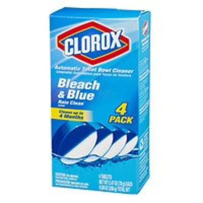 Clorox Automatic Toilet Bowl Cleaner Tablets with Bleach - 4 Count