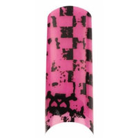 Cala Professional Holiday Design Airbrushed Nail Tips # 87-631 + A-viva Eco Nail File