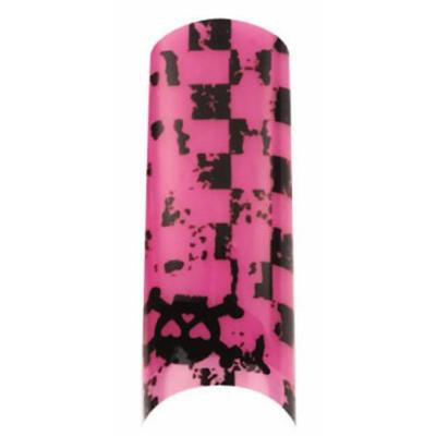 Cala Professional Holiday Design Airbrushed Nail Tips # 87-631 + A-viva Eco Nail File