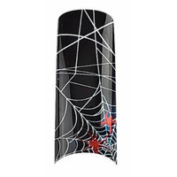 Cala Professional Holiday Design Airbrushed Nail Tips # 87-738 + A-viva Eco Nail File