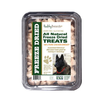 Healthy Breeds 840235146728 8 oz Norwegian Elkhound All Natural Freeze Dried Treats Chicken Breast
