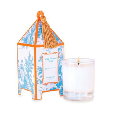 Seda France French Tulip Classic Toile 2 oz. Mini Pagoda Candle
