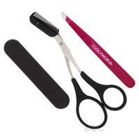 Toolworx By Personna All About the Brows Kit 3 piece