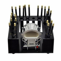 Gold N' Hot 15 pc Piece Marcel Curling Flat Iron Jumbo Stove Kit Set Stand Pouch by BELSON