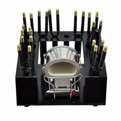 Gold N' Hot 15 pc Piece Marcel Curling Flat Iron Jumbo Stove Kit Set Stand Pouch by BELSON