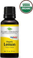 Plant Therapy USDA Certified Organic Lemon Essential Oil. 100% Pure