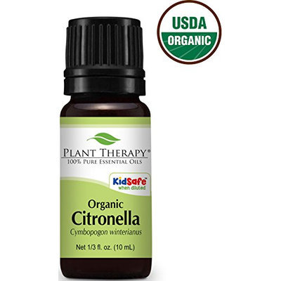 Plant Therapy USDA Certified Organic Citronella Essential Oil. 100% Pure