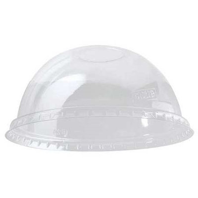 DIXIE DL1624 Dome Lid,16 and 24 oz, Clear, PK1000