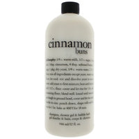 Philosophy Shampoo Shower Gel & Bubble Bath,Cinnamon Buns, 32 Ounce