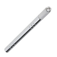 MagiDeal Professional Silver 3D Eyebrow Tattoo Pen Permanent Comestic Manual Eye Brow Microblading Pen MachineTool