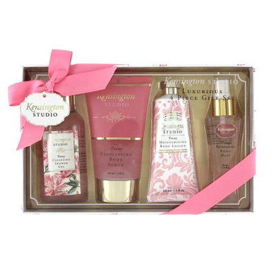 Swissco Kensington Studio Luxurious 4-Piece Gift Set, Peony