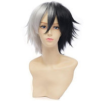 Probeauty Danganronpa Dangan Ronpa - Monokuma Cosplay Wigs Mix Color Men's Short layers Hair Wig