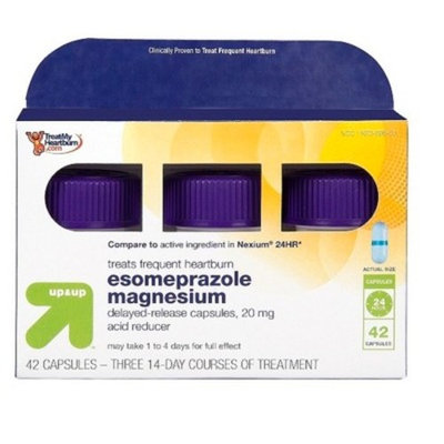 Esomeprazole Acid Reducer Capsules - Up&Up (Compare to active ingredient in Nexium 24HR)