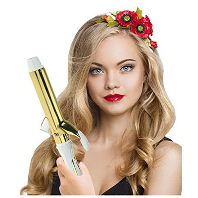 Royal-First Curler Iron Wand with Multi-Heat Control, Golden,25mm, 1 inch