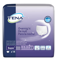 TENA Protective Underwear, Overnight Super, Large, 45