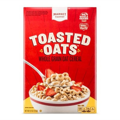 Toasted Oats Breakfast Cereal - 8.9oz - Market Pantry