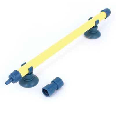 Aquarium Fish Tank Air Stone Diffuses Bubble Wall Tube Yellow 7