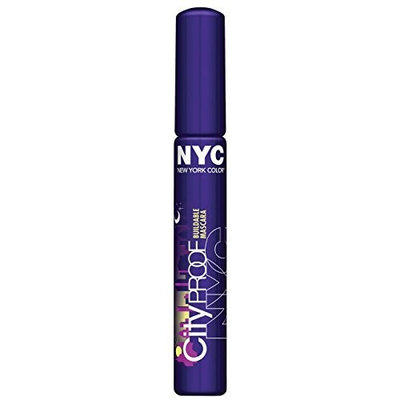 N.Y.C. New York Color City Proof Buildable Mascara, Extreme Black, 0.27 Fluid Ounce by N.Y.C.