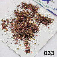 033 Nail Eye Shadow Glitter Coffee Brown Series
