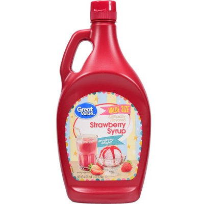 Great Value Strawberry Syrup
