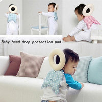 Jelinda Baby Head Protection Pad Toddler Headrest Pillow Baby Neck Cute Wings Nursing Drop Resistance Cushion #Redfur
