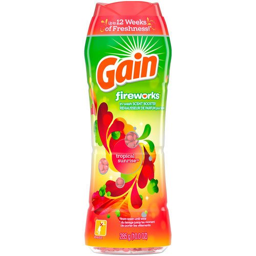 Gain Fireworks InWash Scent Booster Beads, Tropical Sunrise, 10 oz