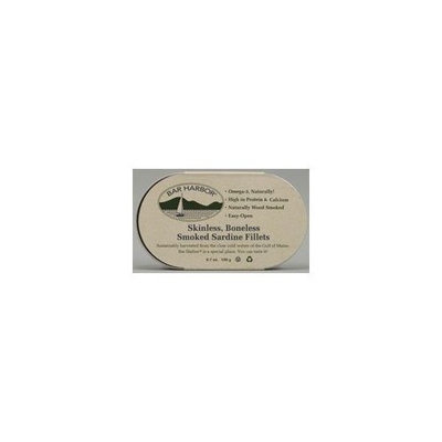 BAR HARBOR Skinless Boneless Smoked Sardine Fillets 6 oz (Pack of 12)