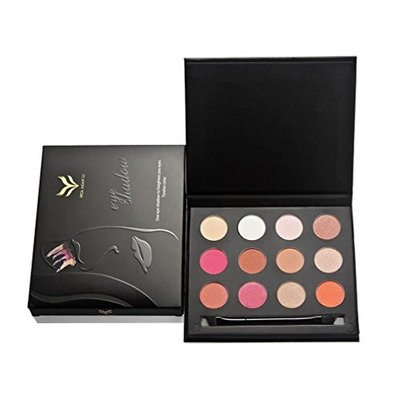 Mandy 12 Color Repair Capacity High-Pearl Powder Matte Powder Eye Shadows