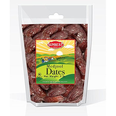 SunBest Medjool Dates in Resealable Bag 2 Lb