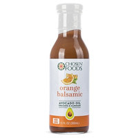 Chosen Foods Orange Balsamic Dressing and Marinade 12 oz, Non-GMO, Certified Vegan, Gluten Free and Soy Free