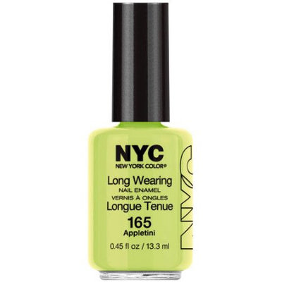 Coty N.Y.C. New York Color Long Wearing Nail Enamel, Appletini, 0.45 fl oz