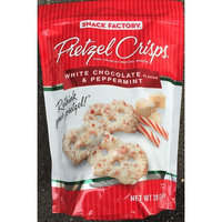 Snack Factory Pretzel Crisps White Chocolate & Peppermint Flavor