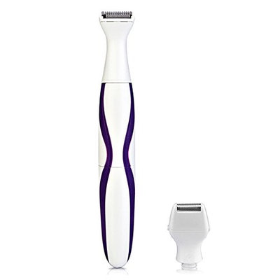 Holoras Bikini Trimmer Cordless Women Electric Shaver, 2 in 1 Bikini Grooming Kit Women's Trimmer for Bikini Line, Wet & Dry