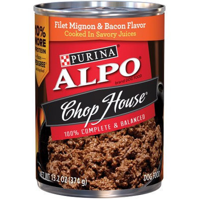 ALPO® CHOP HOUSE® Filet Mignon & Bacon Flavors Cooked In Savory Juices