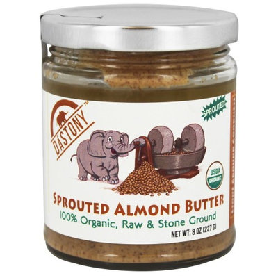 Dastony - 100% Organic Sprouted Almond Butter - 8 oz(pack of 6)