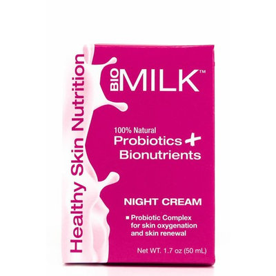 BIOMILK Probiotic Skincare Replenish and Renew Night Cream Moisturizer, 100% Natural Probiotics and Superfoods for Healthy Skin Nutrition, 1.7 oz.