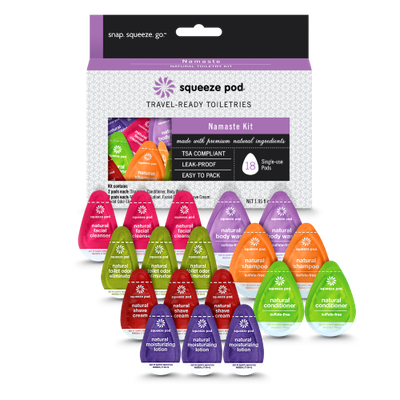 Squeeze Pod Namaste Toiletry Kit