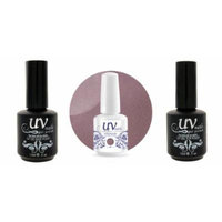 UV-Nails Soak-Off Gel Wedding Day Love G48+Base & Top Coat+Aviva Nail Buffer& File