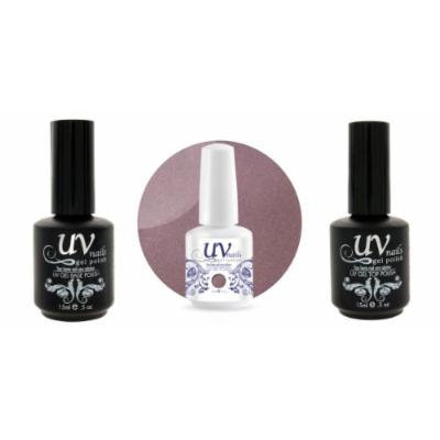 UV-Nails Soak-Off Gel Wedding Day Love G48+Base & Top Coat+Aviva Nail Buffer& File