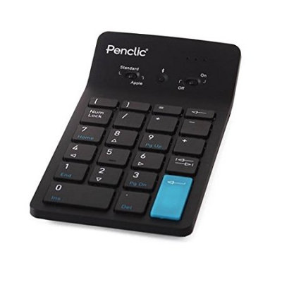 Penclic NB2 Bluetooth Number Pad, Black (2053)