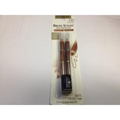 L'oreal Brow Stylist Brow Shaping Duet (Light and Red Mahogany)pack of 3 PCS