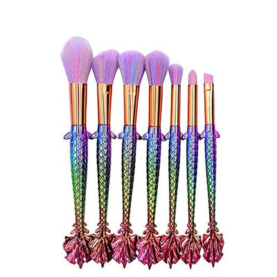 Colorido 5/7/12/15/20Pcs Foundation Eyeshadow Eyebrow Makeup Brushes Set Beauty Tool size 1 (7Pcs)