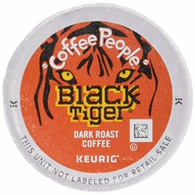 Coffee People Coffee Black Tiger Blend, K-Cup Portion Pack for Keurig Brewers, 24 count (Pack of 4)