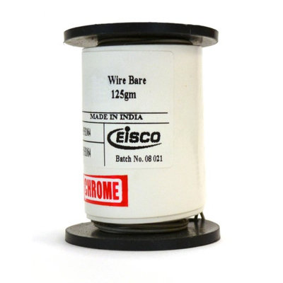 Eisco Labs Chromium Resistance Wire, 90ft Reel, 20 Gauge SWG - 19 AWG - 0.036