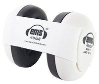 Ems 4 Bubs Hearing Protection Baby Earmuffs (White with White)