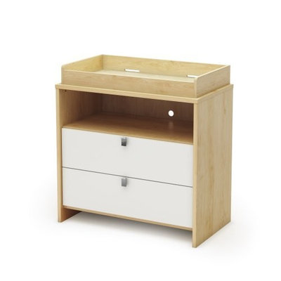 South Shore Cookie Collection Changing Table, Champagne and White