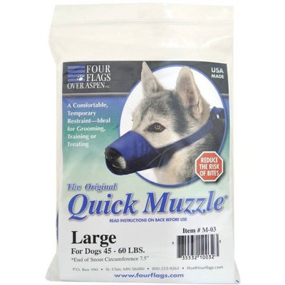 Nylon Quick Muzzle for Dogs Large