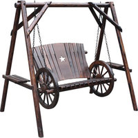 United General Supply Co., Inc Wagon Wheel Swing With A-Frame