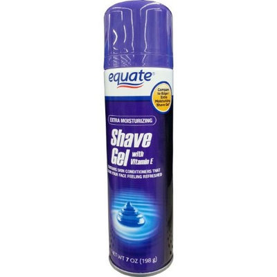 Equate Extra Moisturizing Shave Gel With Vitamin E, 7oz, Compare to Edge Extra Moisturizing Shave Gel