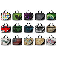 Silent Monsters Laptop bag case 15.6 inch made of Canvas with mousepad, Design: USA